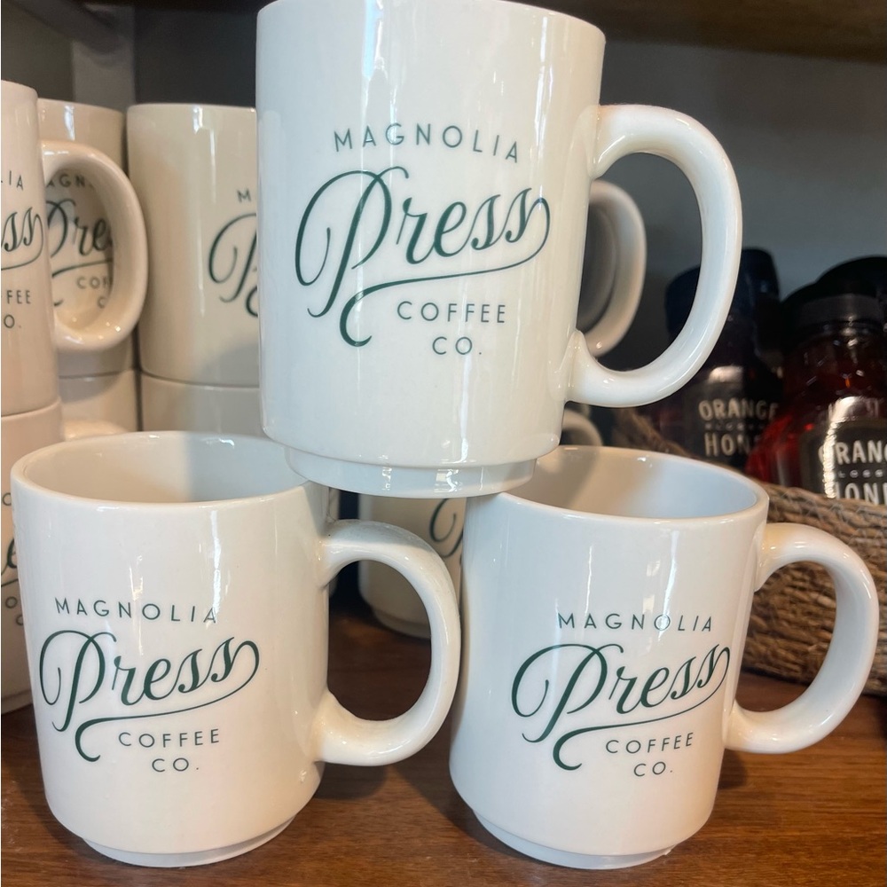 White Mug 3 set combo. From the Magnolia Silos. Great Christmas mug set.